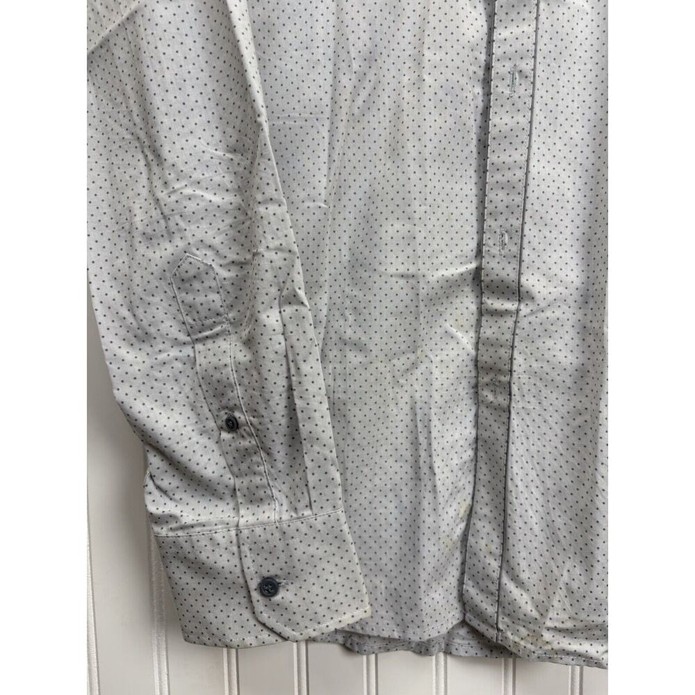 INC International Concepts Shirt Men’s Polka Dot Long Sleeve‎ Button Up XL #78 - Picture 2 of 13